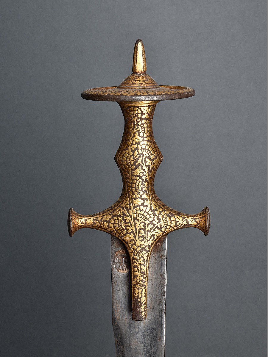 Antique talwar sabre of the Maharaja Sawai Ram Singh II of Jaipur